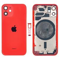 iPhone 12 Mini back cover with frame red OEM