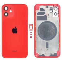 iPhone 12 back cover with frame red OEM