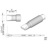 Solder Jbc  C210007 Cartridge Chisel 2.3 x 0.7