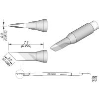 Solder Jbc  C210033 Cartridge Knife 2.5 x 0.3