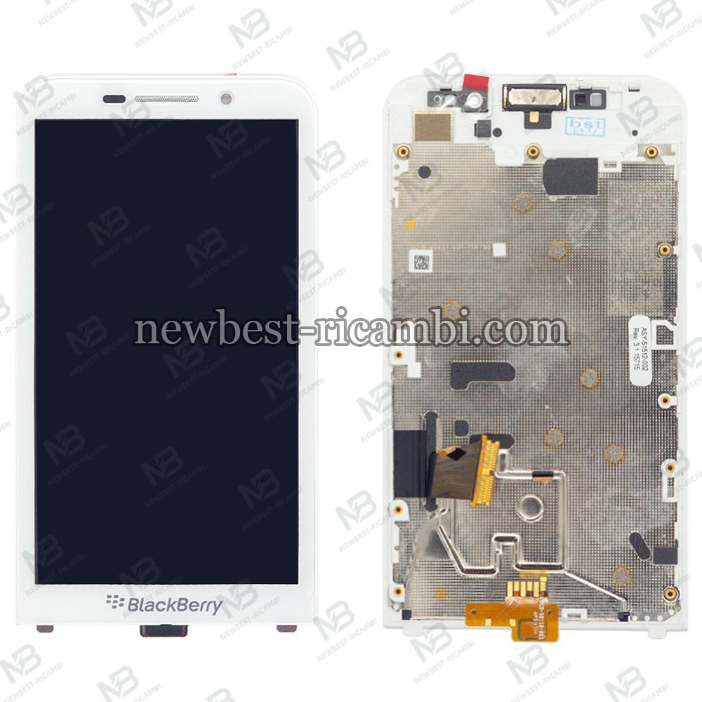 Blackberry Z30 Touch + Lcd + Frame White