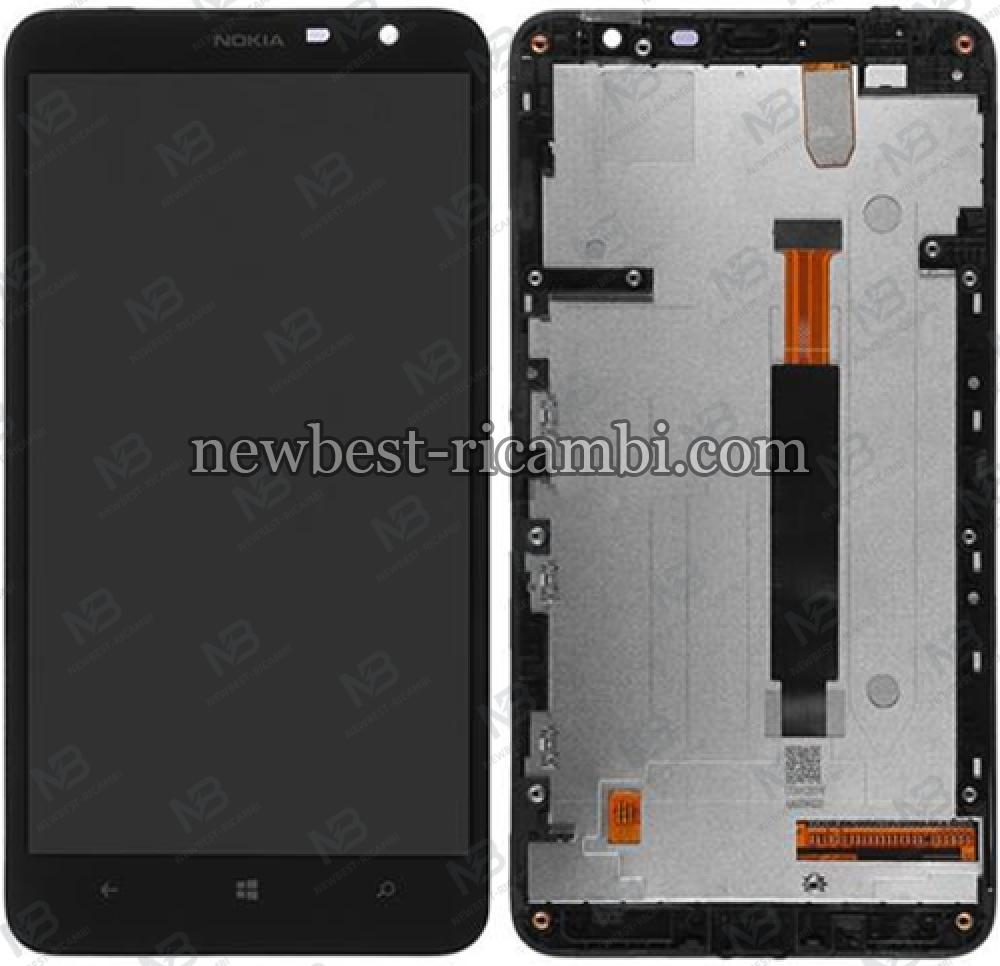 nokia lumia 1320 touch+lcd+frame black