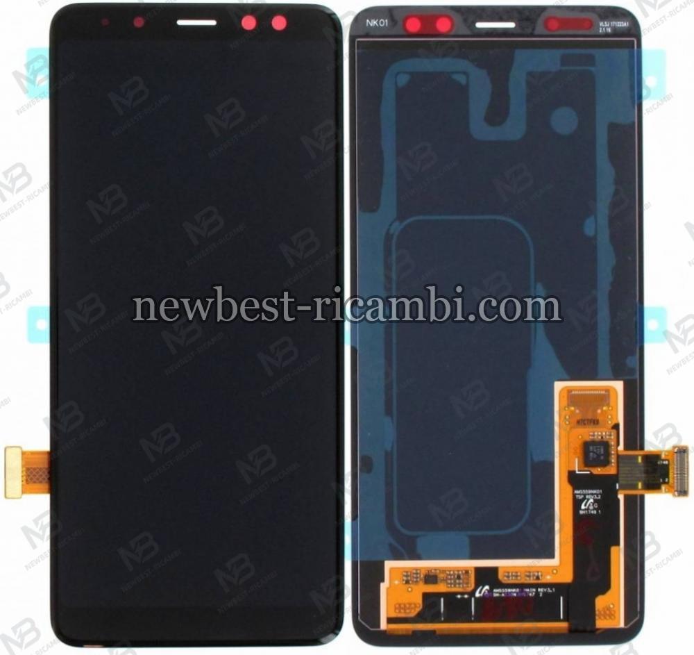 Samsung Galaxy A8 2018 A530 Touch+Lcd Black Service Pack