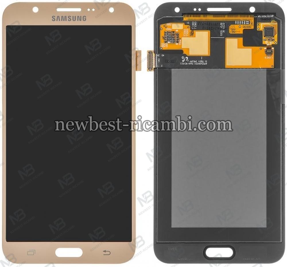 Samsung Galaxy J7 2015 J700f Touch+Lcd Gold Service Pack