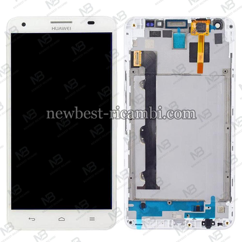 huawei honor 3x g750 touch+lcd+frame white