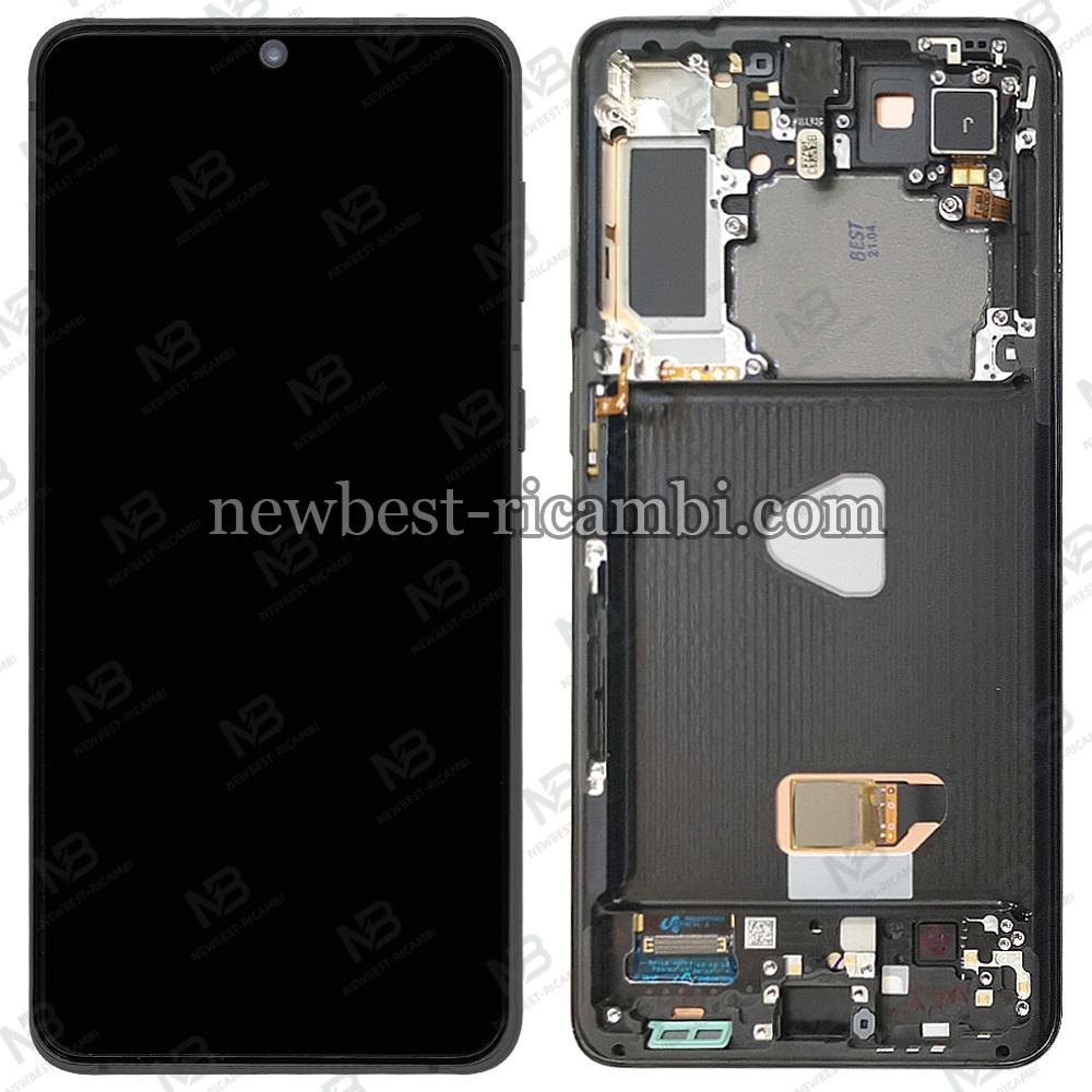 Samsung Galaxy S21 Plus G996 Touch + Lcd + Frame Phantom Black Service Pack