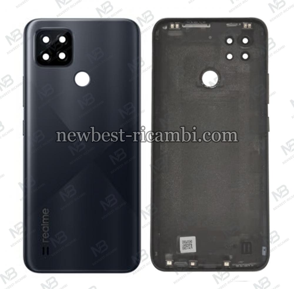 Realme C21 RMX3201 Back Cover+Camera Glass Black Original