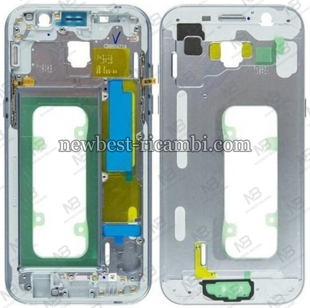 Samsung Galaxy A5 2017 A520f Frame Of Lcd Display Blue