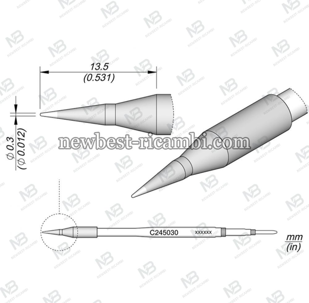 Jbc C245030 Conical Conical Ø 0.3