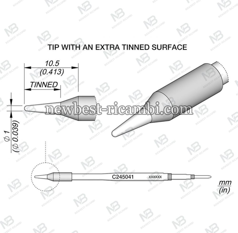 Jbc C245041 Conical Conical Ø 1 S2