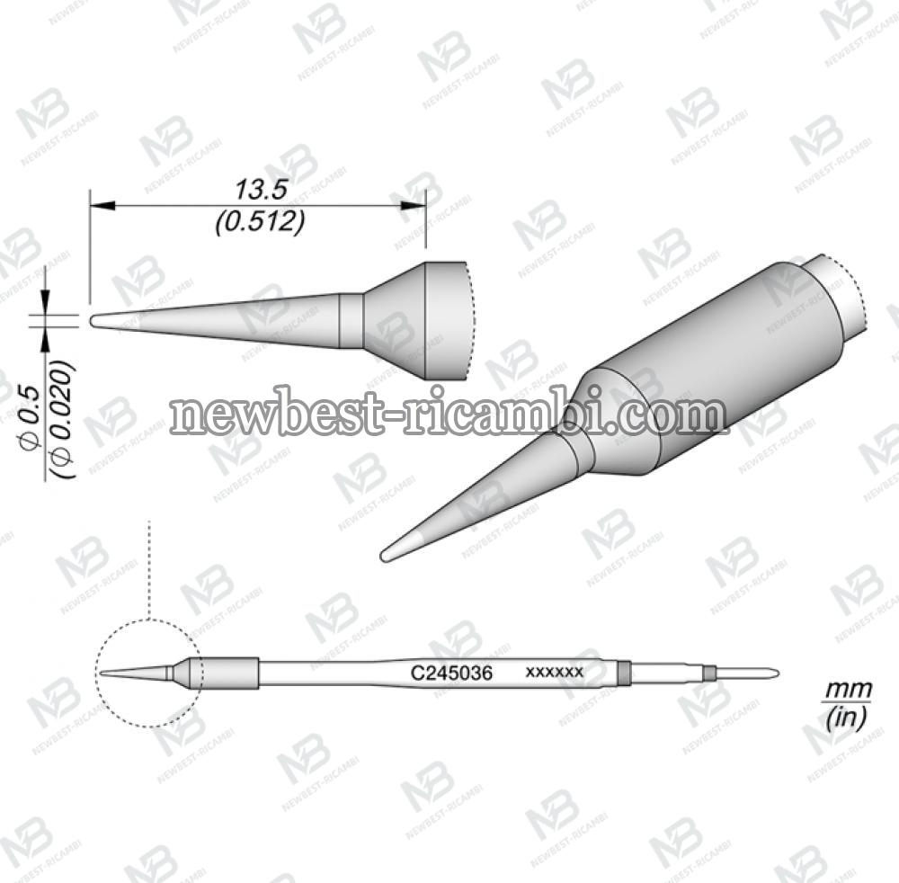 Jbc C245036 Conical Conical Ø 0.5 S1