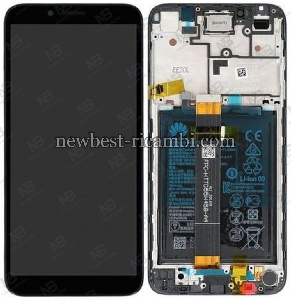 Huawei Y5p Touch + Lcd + Frame + Battery Service Pack