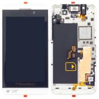 Blackberry Z10 4g Touch + Lcd + Frame White