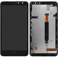 nokia lumia 1320 touch+lcd+frame black