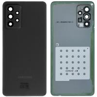 Samsung Galaxy A52 A525 back cover+camera glass black original