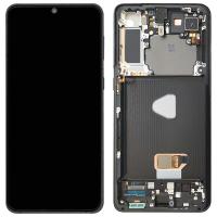Samsung Galaxy S21 Plus G996 Touch + Lcd + Frame Phantom Black Service Pack