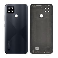 Realme C21 RMX3201 Back Cover+Camera Glass Black Original