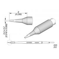 Solder Jbc  C210023 Cartridge Chisel 0.4 x 0.2