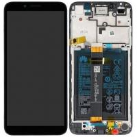 Huawei Y5p Touch + Lcd + Frame + Battery Service Pack