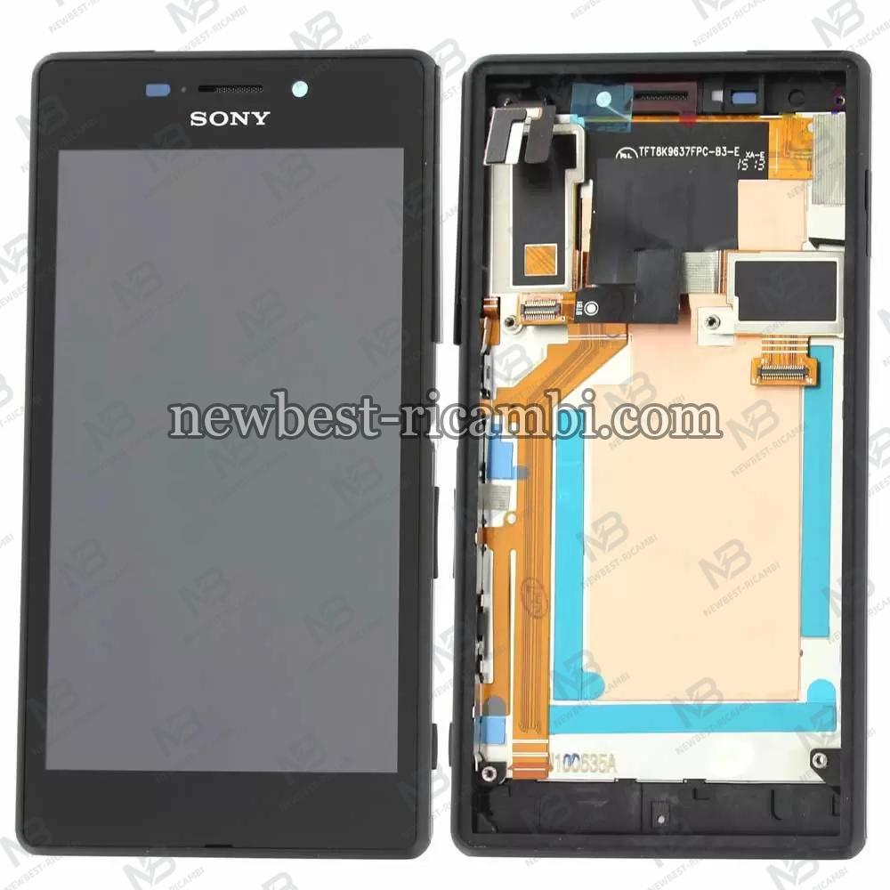 Sony Xperia M2 2303 D2305 D2302 D2306 Touch+Lcd+Frame Black Original