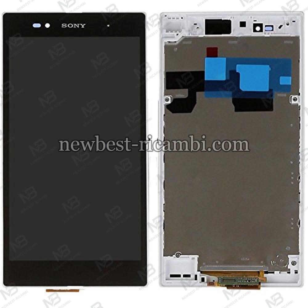 Sony Xperia Z Ultra Xl39h C6802 touch+lcd+frame white