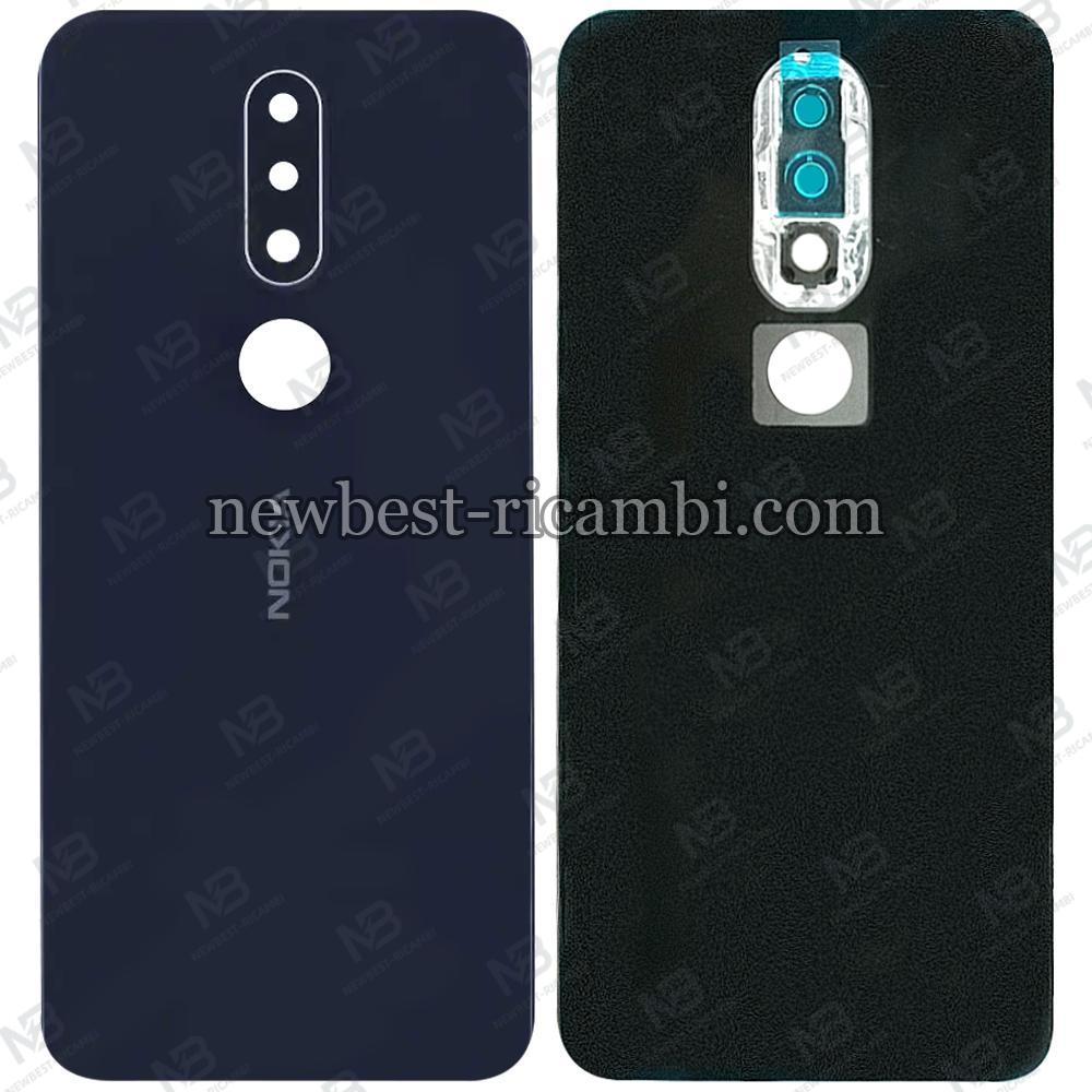 nokia 6.1 plus back cover+camera glass blue