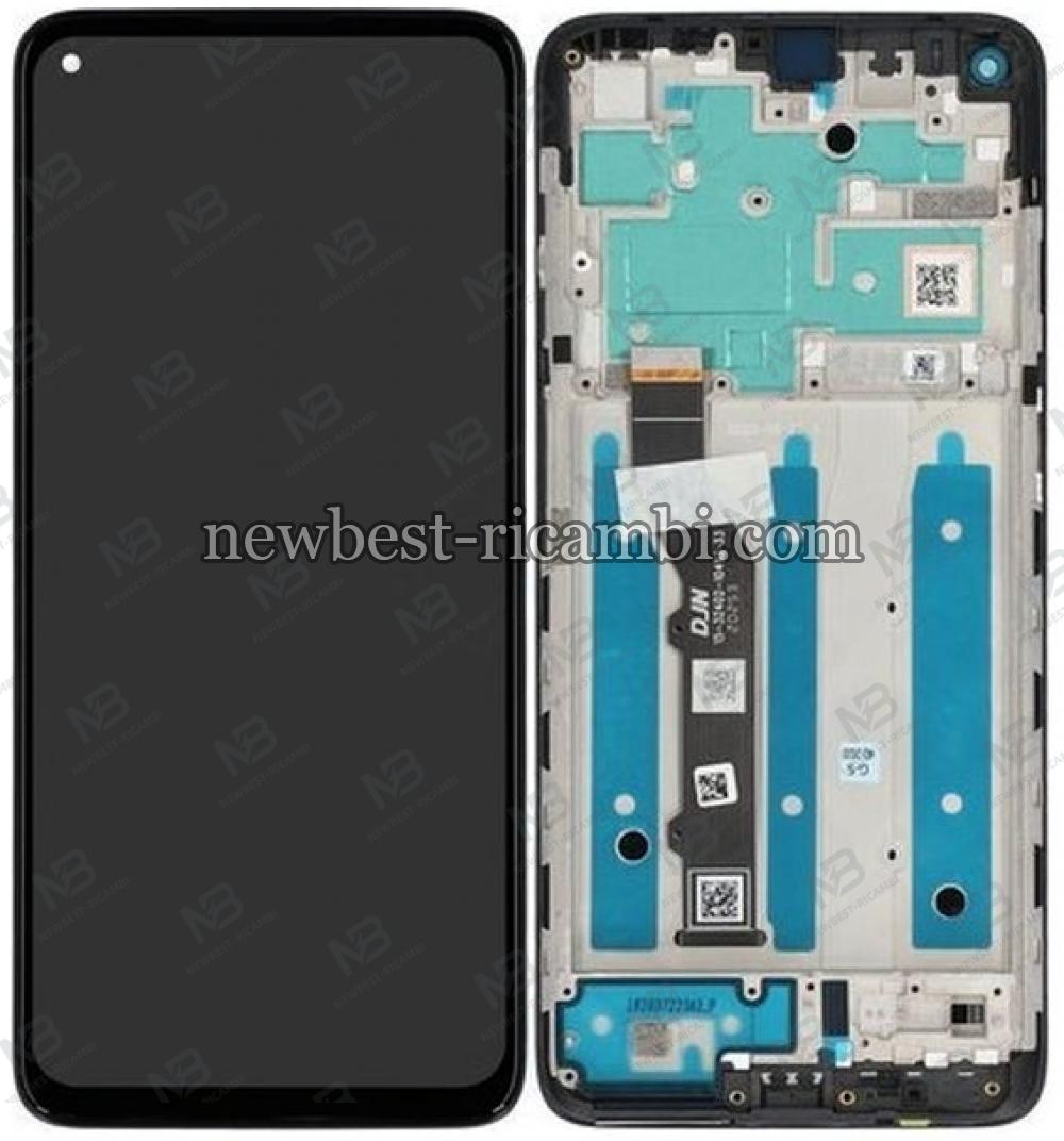 Motorola Moto G9 Plus XT2087-2 Touch + Lcd + Frame Black
