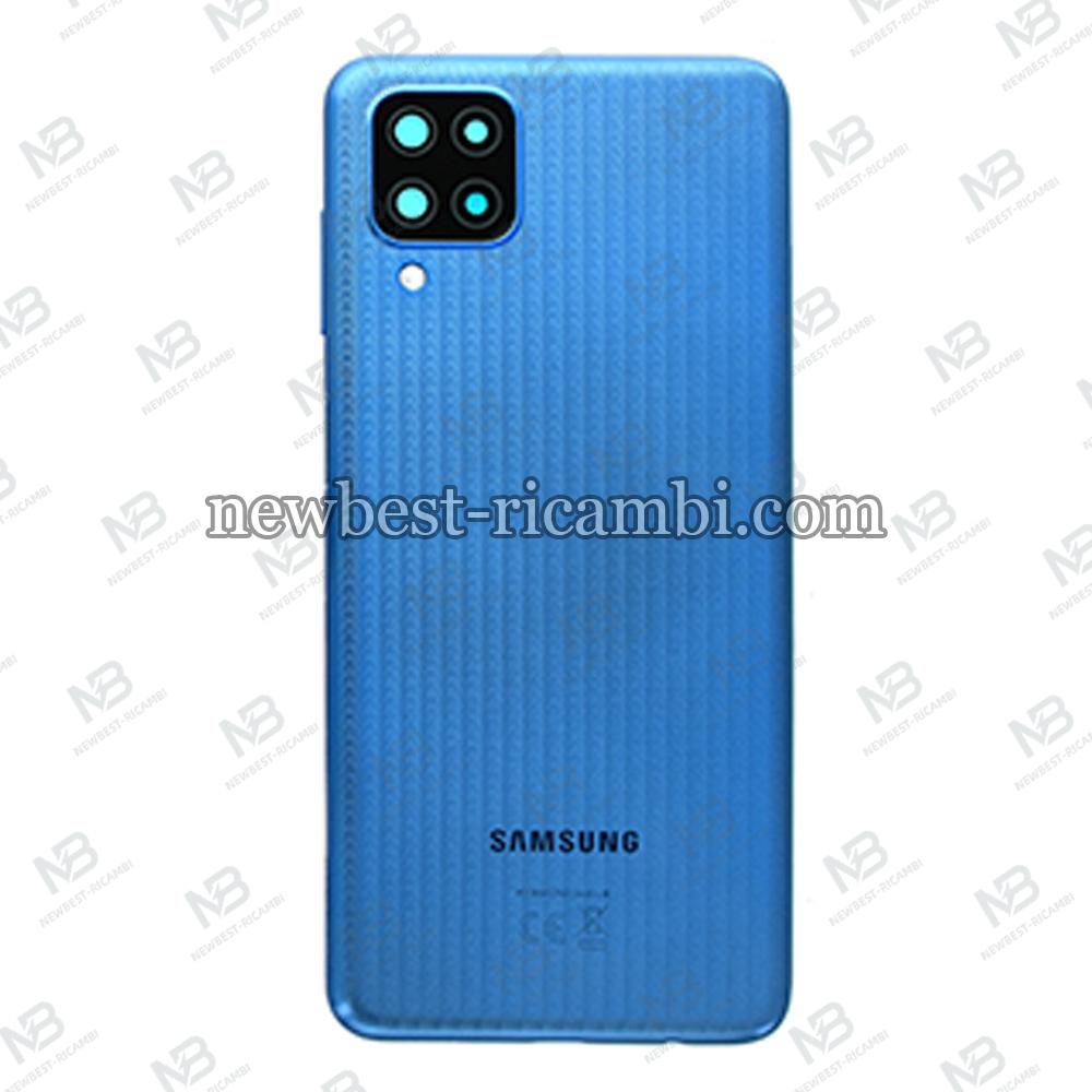 Samsung Galaxy M12 2021 M127 Back Cover+Camera Glass Blue Original