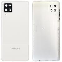 Samsung galaxy A12 A125 back cover+camera glass white original