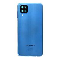 Samsung Galaxy M12 2021 M127 Back Cover+Camera Glass Blue Original