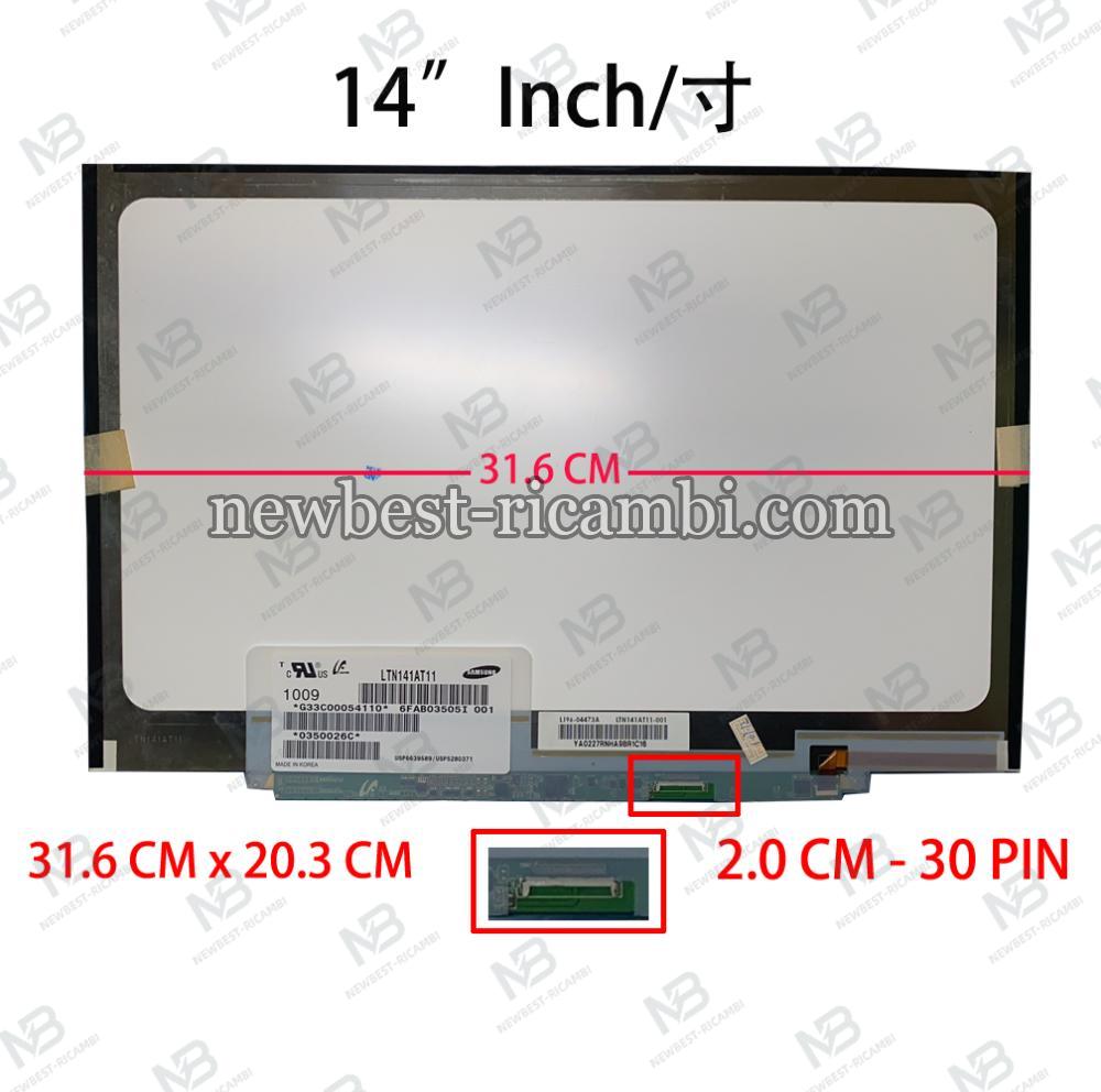 computer led 14" LTN141AT11 30pin lcd display