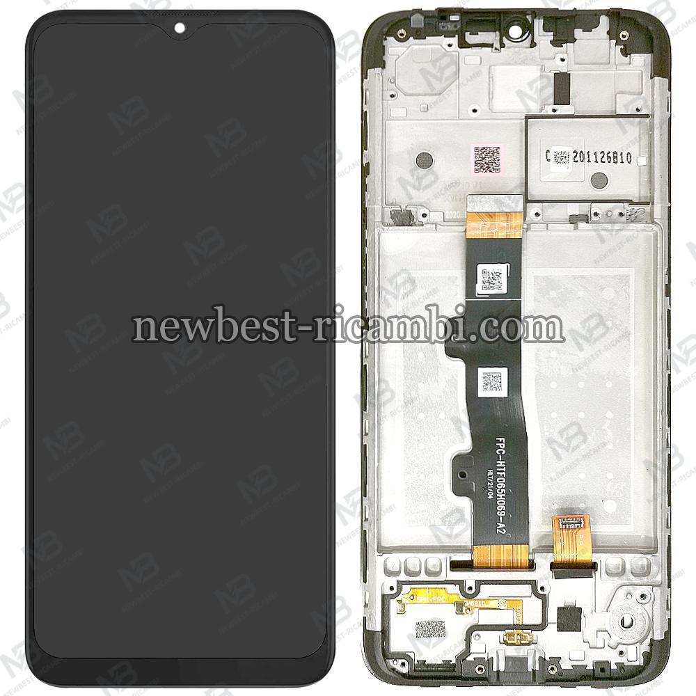 Motorola Moto E7 XT2095-2 Touch+Lcd+Frame Black
