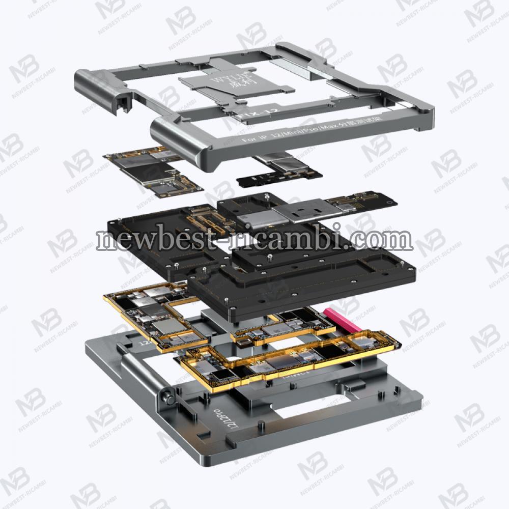 WYLIE FIX-12 Original Layered Testing Frame For iPhone 12/Mini/Pro/Max Motherboard