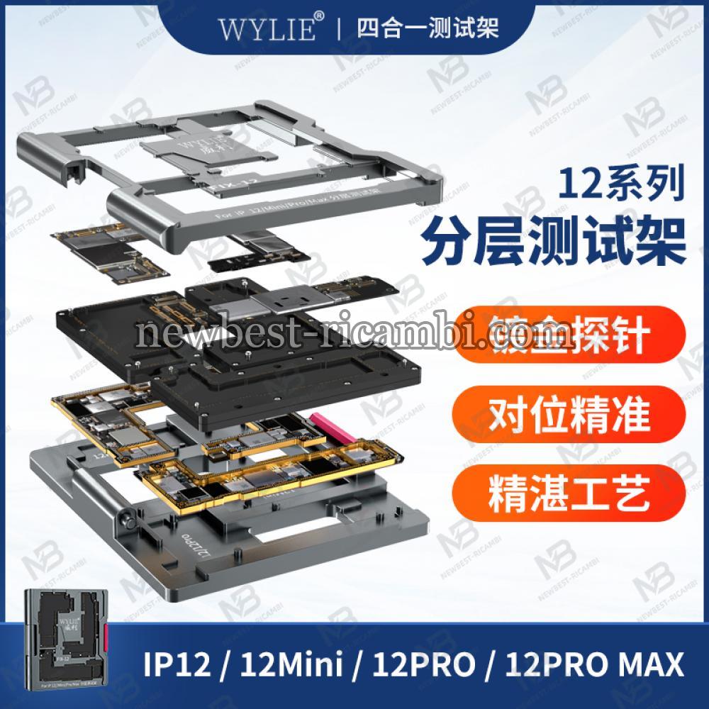 WYLIE FIX-12 Original Layered Testing Frame For iPhone 12/Mini/Pro/Max Motherboard