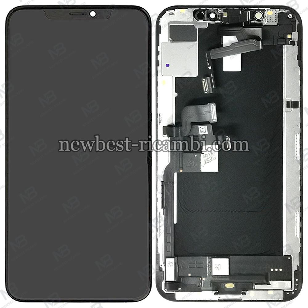 iPhone XS Touch + Lcd + Frame + Flex Speaker Black Service Pack