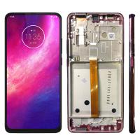 Motorola One Hyper XT2027 Touch + Lcd + Frame Purple Original