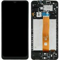 Samsung Galaxy A12 A125 / A127 Touch+Lcd+Frame Black Original Assembled