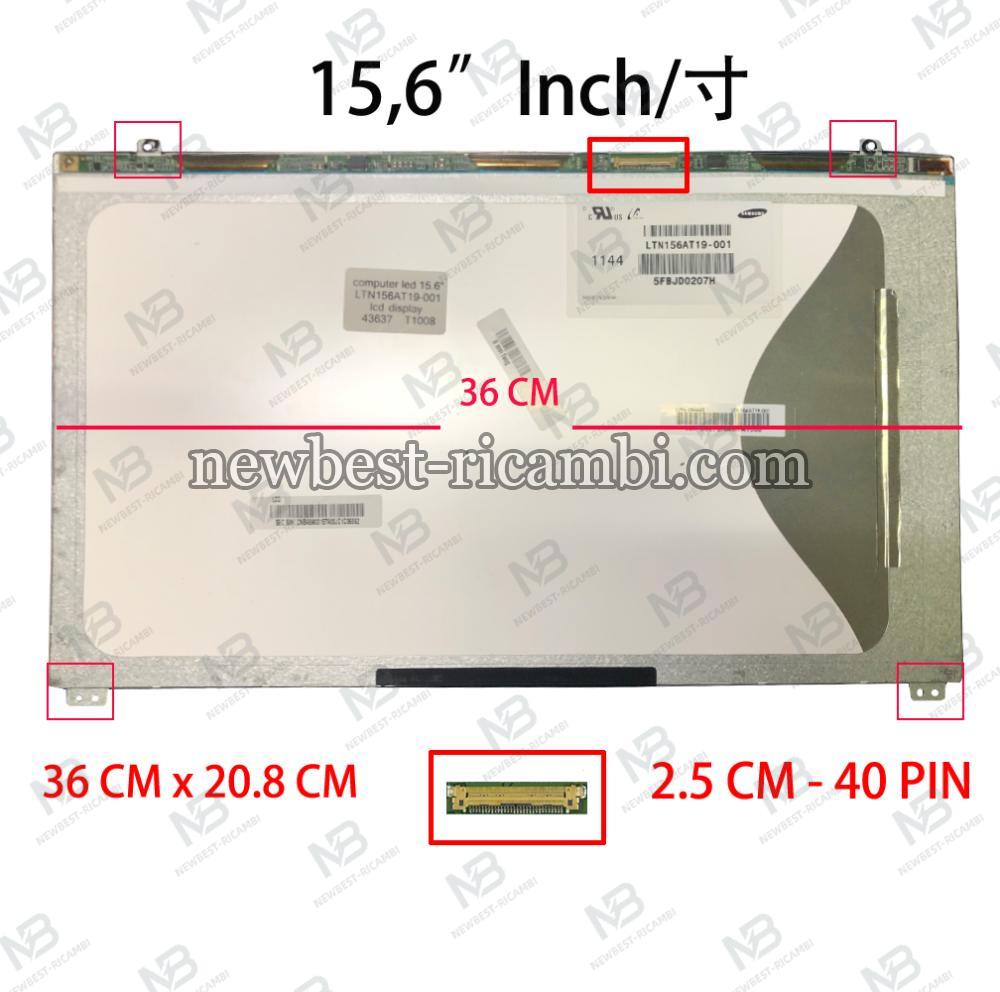 computer led 15.6" LTN156AT19-001 40 pin lcd display