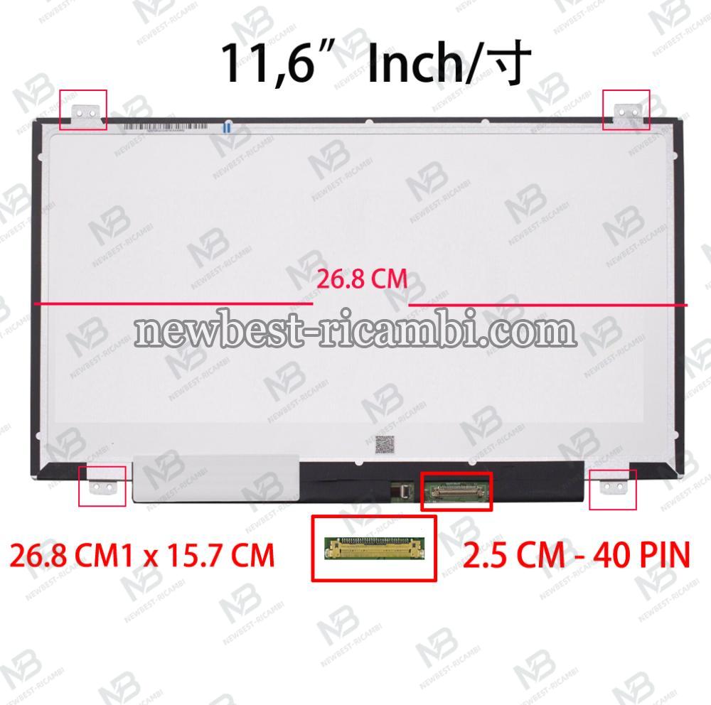 computer led 11.6" N116BGE 40 pin lcd display