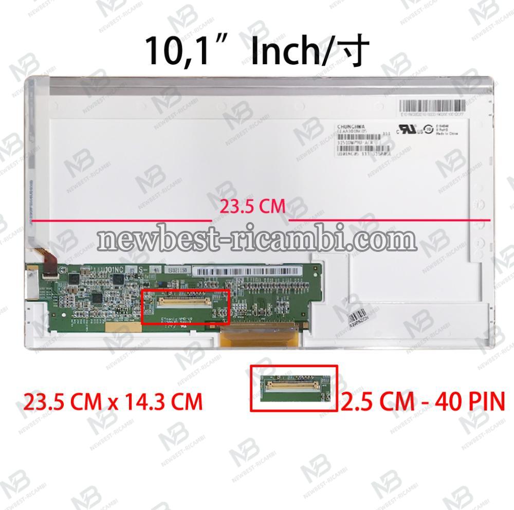 computer led 10.1" CLLA101NC05 40 pin lcd display