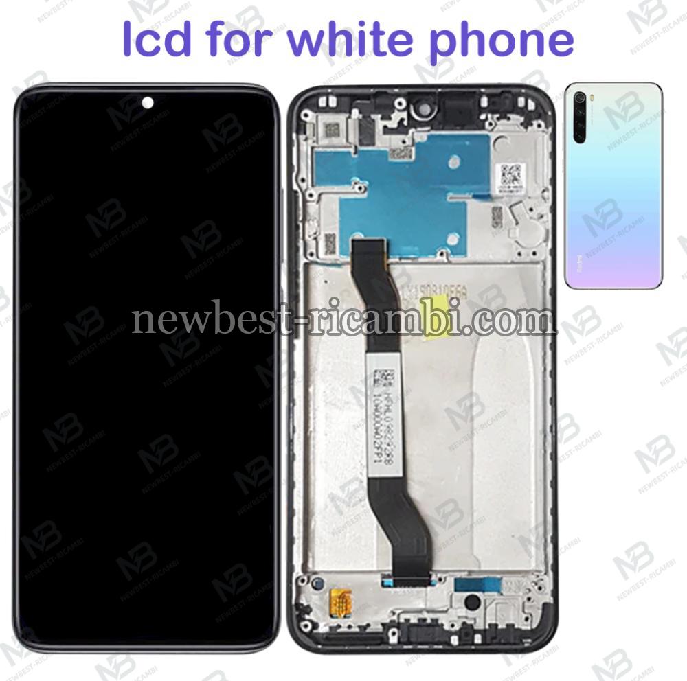 xiaomi redmi note 8 touch+lcd+frame white