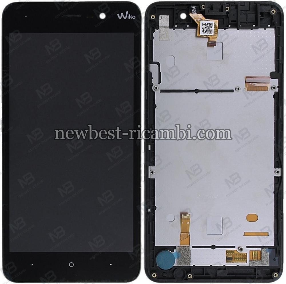 Wiko Lenny 4 Touch+Lcd+Frame Black Original
