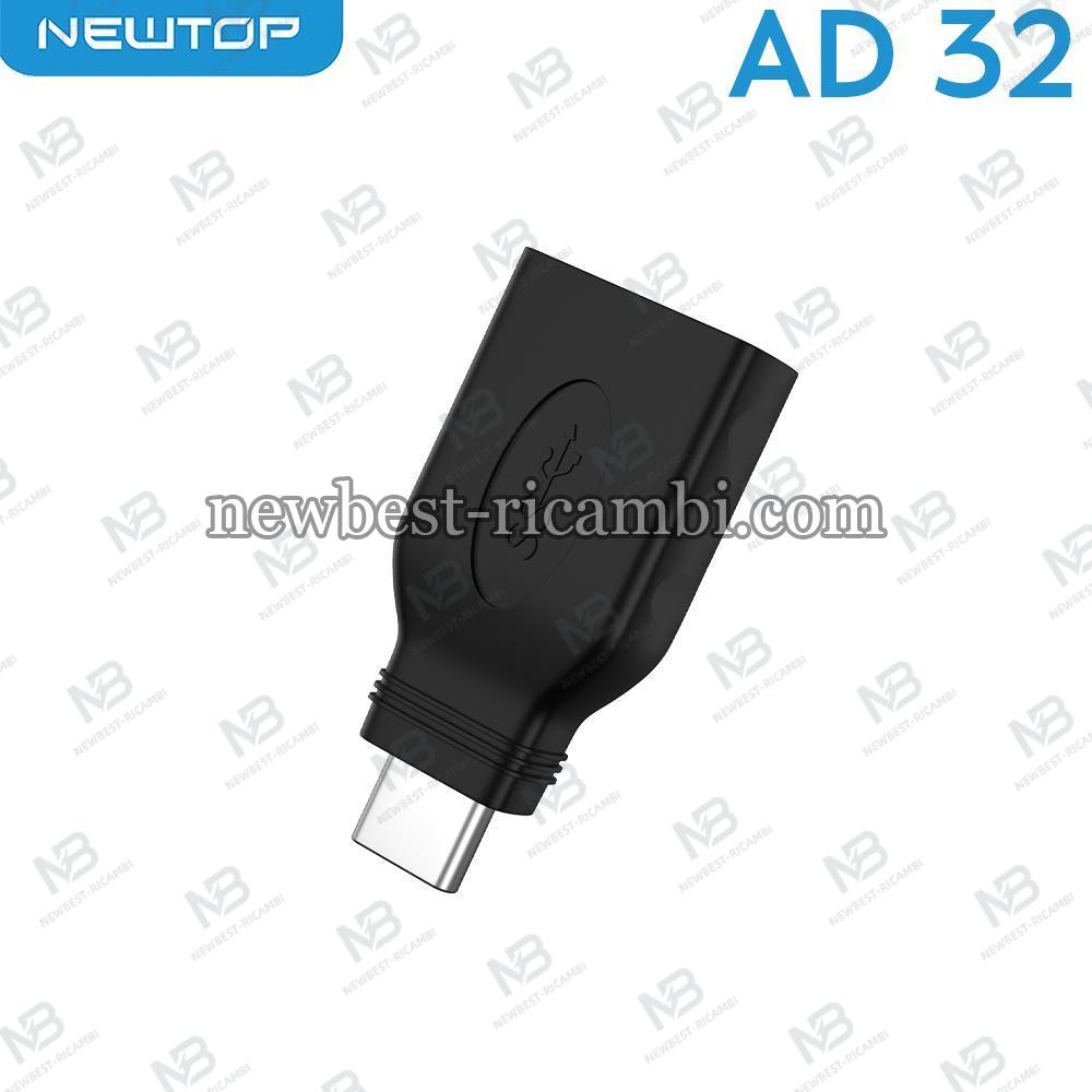 NEWTOP AD32 ADATTATORE TYPE-C/USB3.0