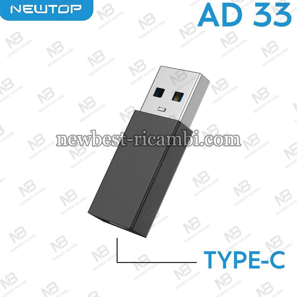 NEWTOP AD33 ADATTATORE USB3.0/TYPE-C
