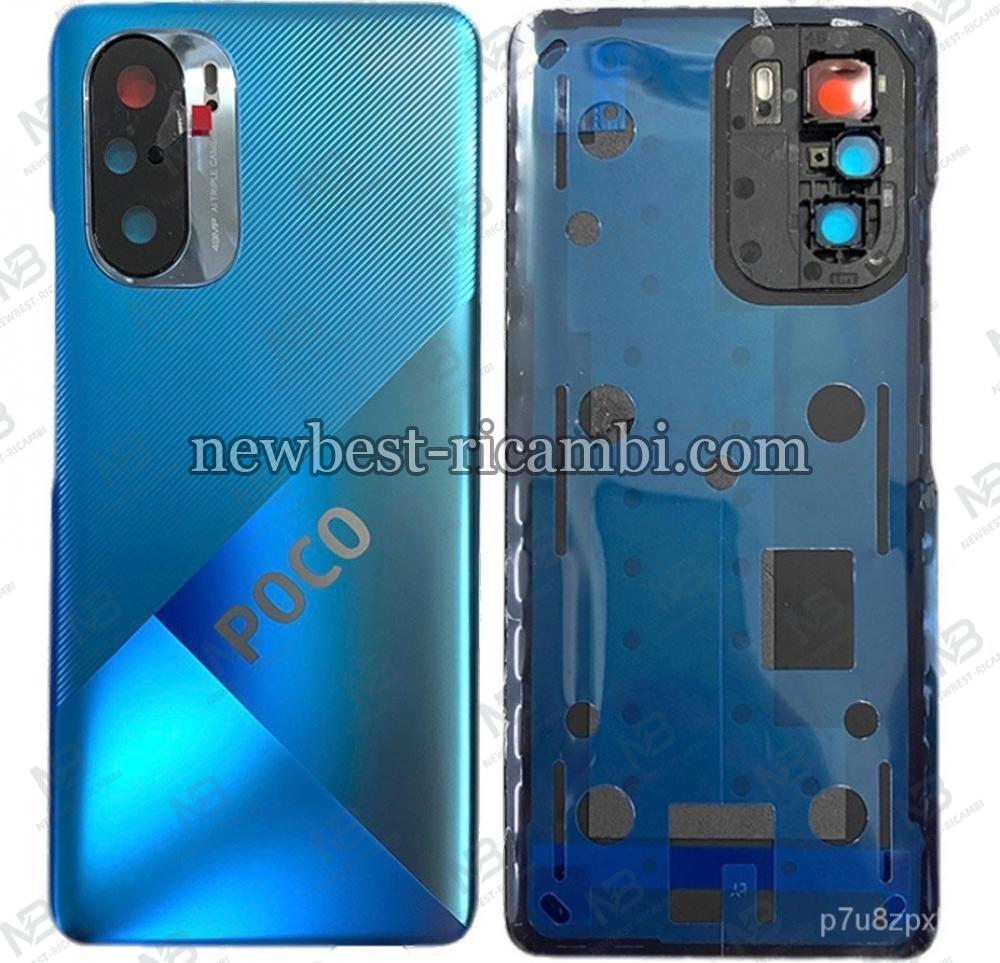 Xiaomi Poco F3 Back Cover+Camera Glass Blue Original