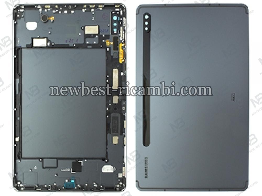 Samsung galaxy tab S7 / T870 / T875 LTE Back Cover+Glass Camera+Volume/Power Button Black