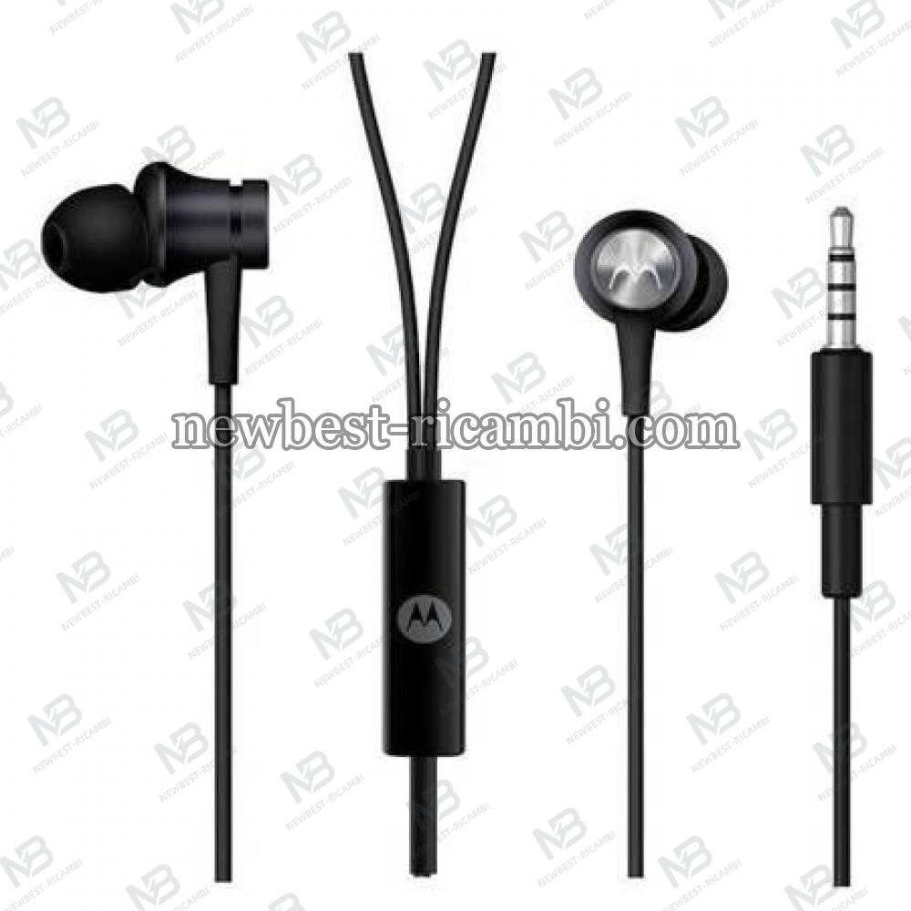 Motorola 3.5mm Jack In Ear Earphone Black Original Bulk