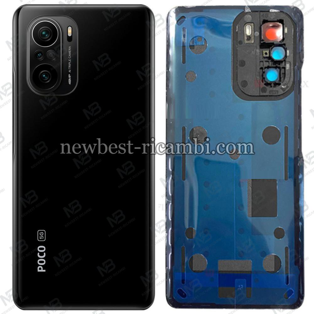 Xiaomi Poco F3 Back Cover+Camera Glass Black Original