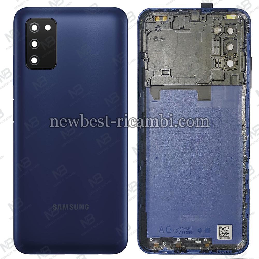 Samsung Galaxy A03s A037f Back Cover+Camera Glass Blue Original (ASIA VERSION)