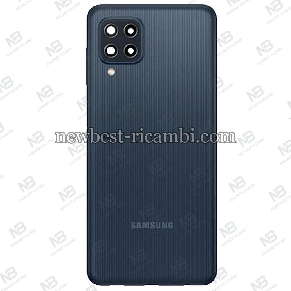 Samsung Galaxy M22 M225 Back Cover+Camera Glass Black Original